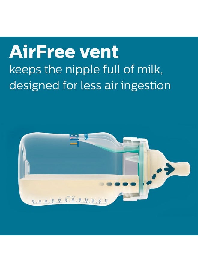 Philips AVENT Anti-Colic Baby Bottle with AirFree Vent Newborn Gift Set with Snuggle, Clear, SCD306/10