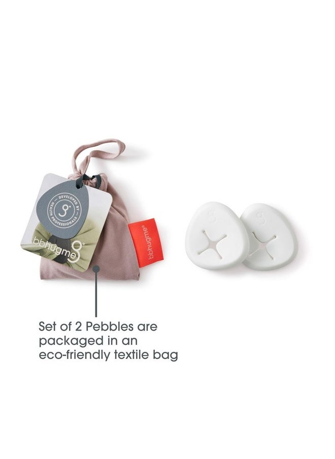 bbhugme Extra Replacement 100% BPA-Free Silicone Pebbles for Pregnancy or Nursing Pillow, Vanilla