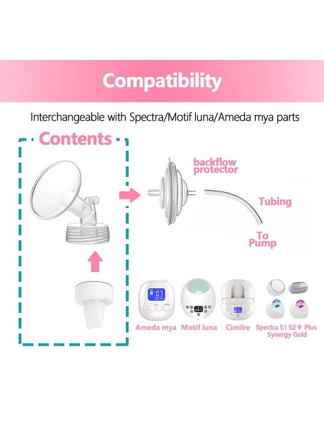 Belmikal 20mm Flange Compatible with Spectra S2 S1 9 Plus Ameda mya Motif luna Cimilre Breastpumps Replacement to Spectra Pump Parts Spectra Flange. Compatible with Spectra Parts/Accessories