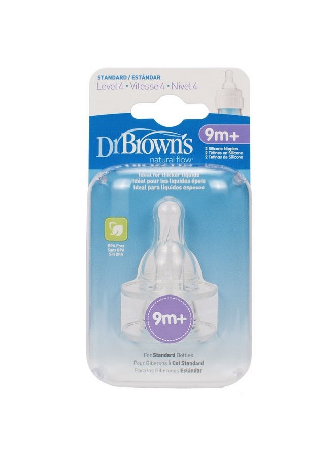 Dr. Brown`s Natural Flow Level 4 Standard Nipple - 6 Nipples