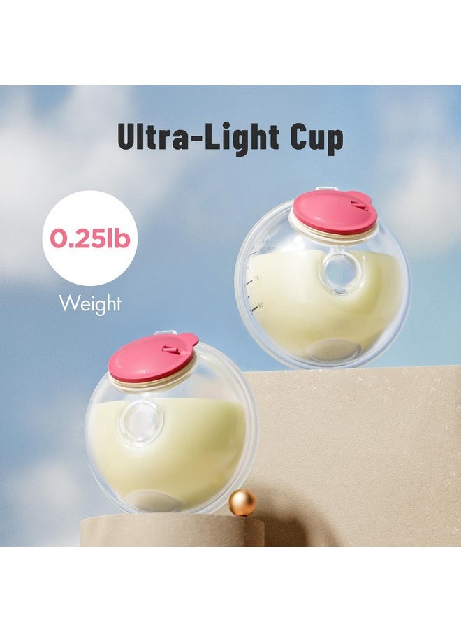 Phanpy Wearable Breast Pump Milk Collector Cup S2, E-Rosy Breast Pump Parts, Original Phanpy Breast Pump Replacement Accessories, 24 mm Flange and 20mm Insert Included, 12 oz / 360 ml, 2 Piece