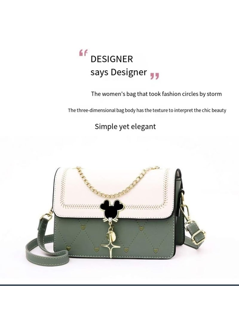 New fashionable shoulder bag, female student handbag, crossbody bag