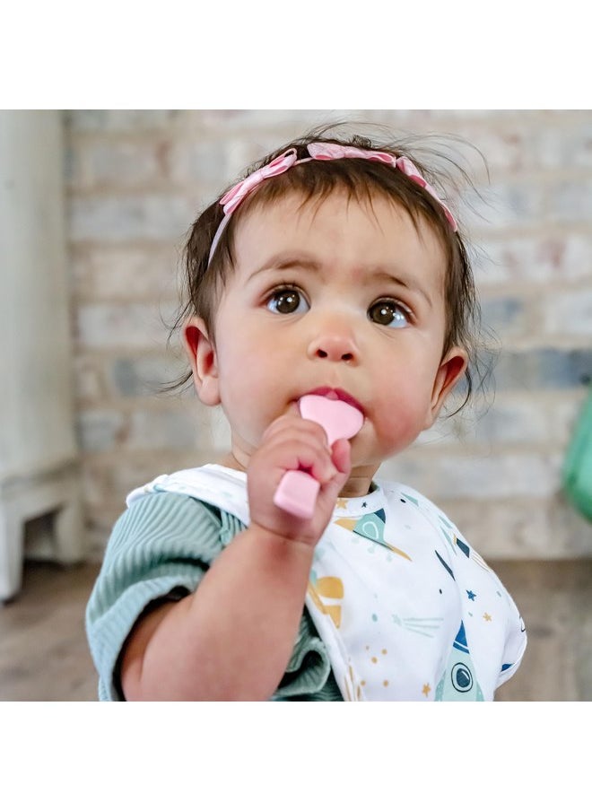 Stephen Joseph Silicone Baby Spoons, One size, Farm