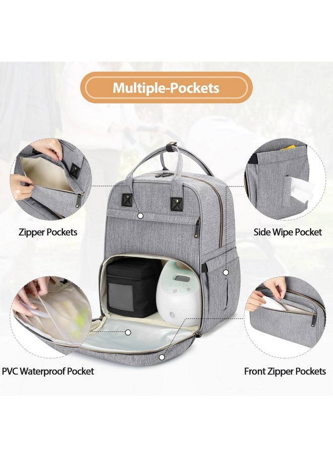 Damero Breast Pump Bag with Compartments for Cooler Bag and Laptop, Breast Pump Backpack