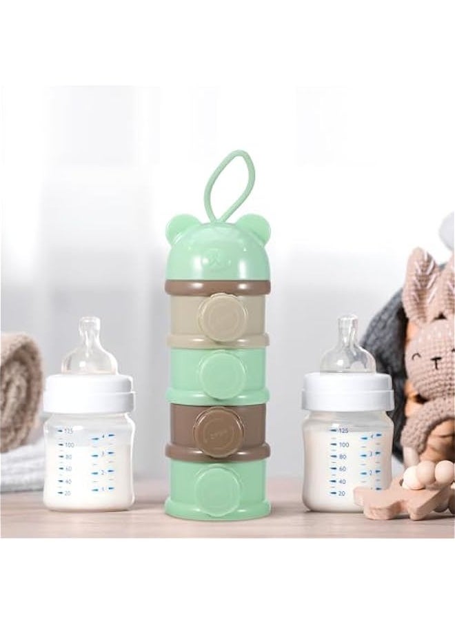 3pcs Storage Container Newborn Milk Powder Dispenser Baby Formula Mixer Lait Milk Powder Formula Dispenser 4 Layer Formula Dispenser Food Dispenser Baby Milk Powder Bebe Boite