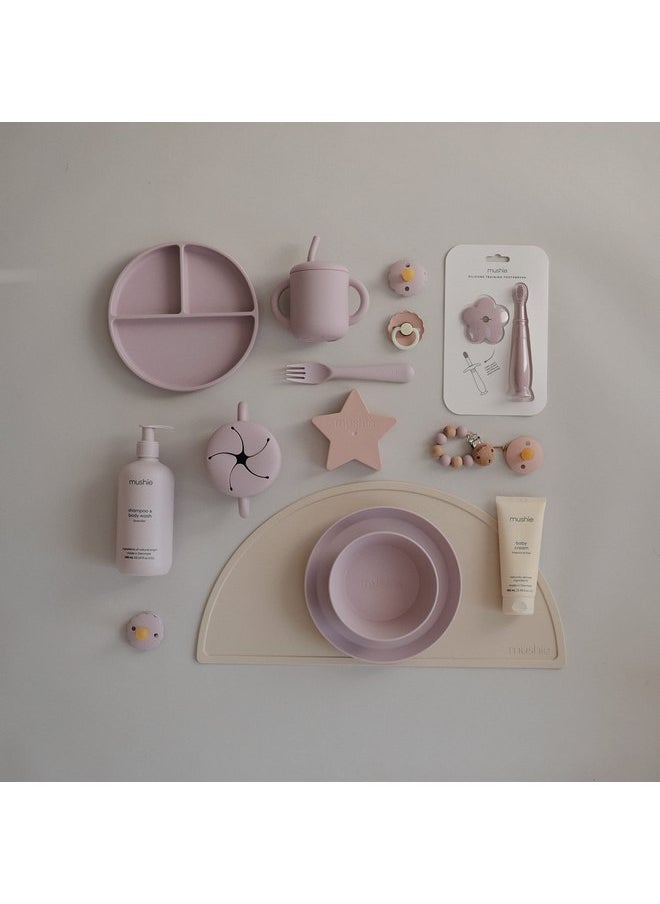 mushie Baby Shampoo & Body Wash | Gentle Formula for Delicate Skin | Certified Organic | Made in Denmark, 13.53 fl oz (Lavender)