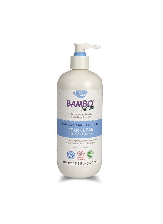 Bambo Nature Tear Clear Baby Shampoo, 16.9 fl oz Bottle, 1 Count