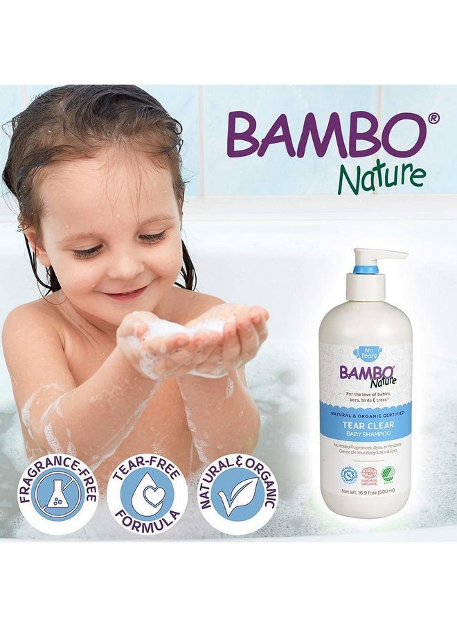 Bambo Nature Tear Clear Baby Shampoo, 16.9 fl oz Bottle, 1 Count