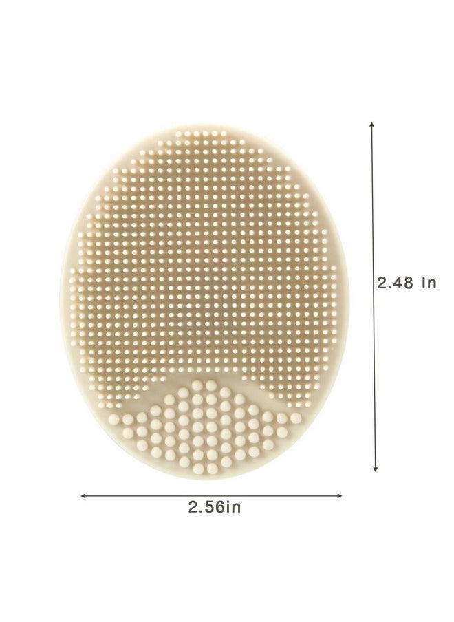 PandaEar 3 Pack Baby Brush and Comb Set Newborn, Silicone Cradle Cap Brush for Babies, Soft Newborn Hair Brush with Soft Goat Bristles, Wooden Toddler Comb Hairbrush Set for Boys and Girls