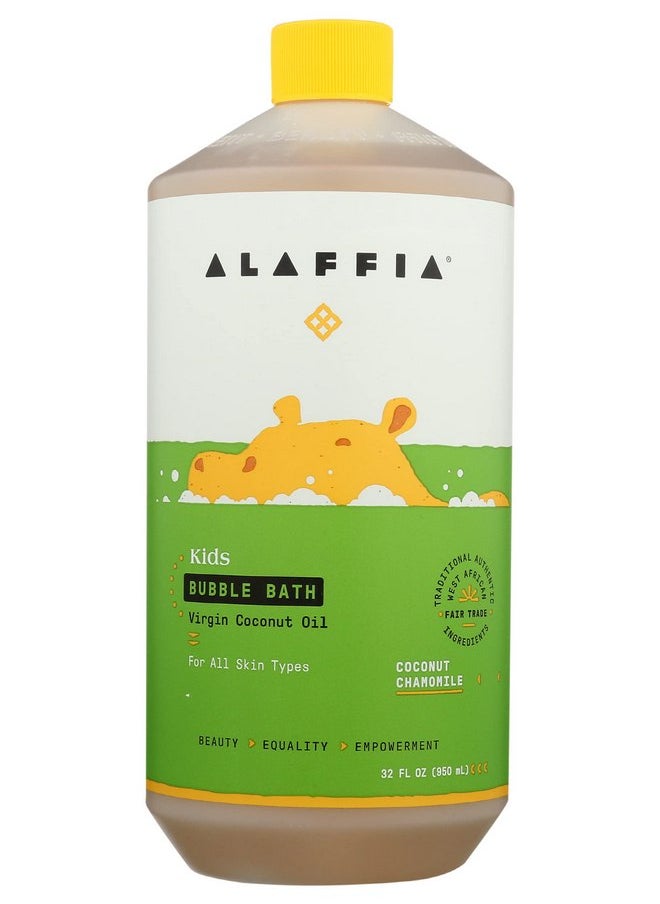 Alaffia Baby & Kids Coconut Chamomile Natural Bubble Bath - 32 fl oz