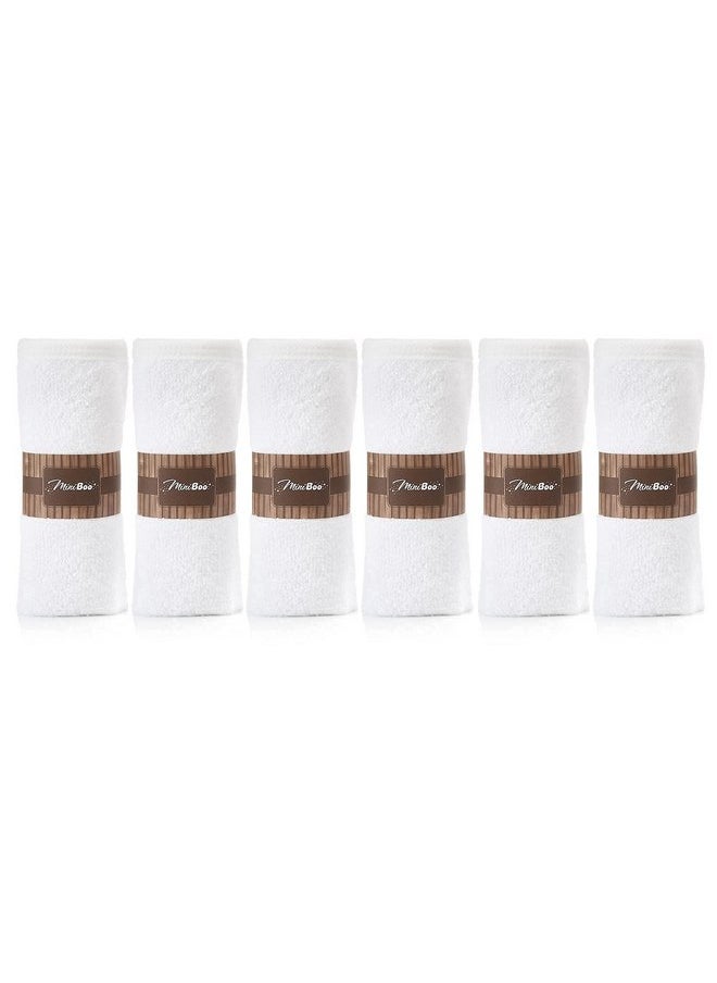 MINIBOO Premium Baby Washcloths for Sensitive Skin - Extra Soft and Absorbent Rayon from Bamboo Face Cloths and Newborn Bath Face Towel - Perfect as Baby Gifts