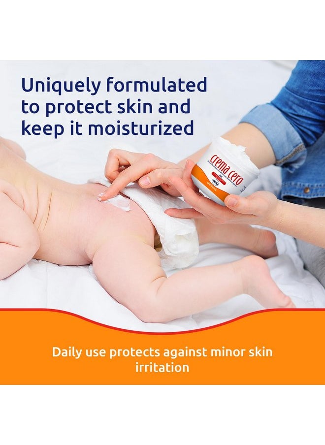 Crema Cero Diaper Rash Cream for Baby with Zinc Oxide and Calendula - High-Strength Diaper Cream for Quick Relief and Protection - Hydrating and Soothing Baby Balm - Calendula 3.9 oz