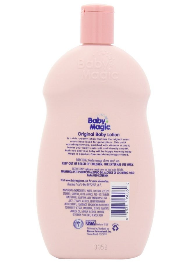 Baby Magic Gentle Baby Lotion, Original Baby Scent, 6 Pack