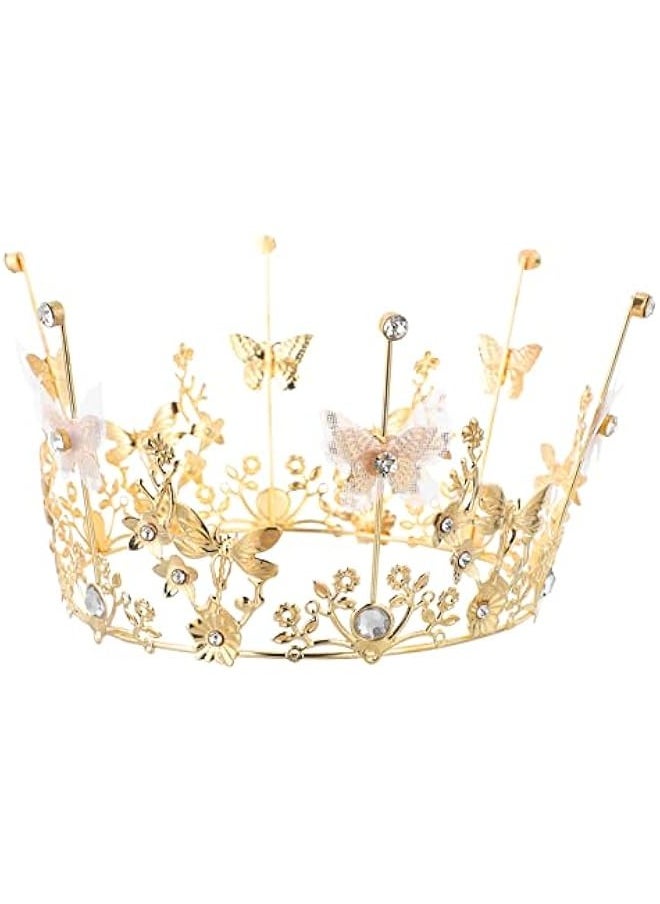 1pc Birthday Cake Decoration Female Birthday Accessory Crown Women Wedding Headdress Crafts for Wedding Party Children's Table Decoration Birthday Bridal Headdress