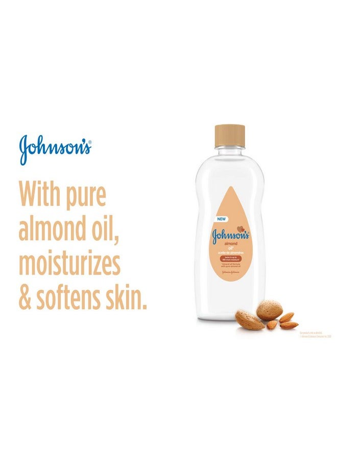 Johnson's Baby Almond Oil Paraben-Free, Phthalate-Free, 14 Fl Oz