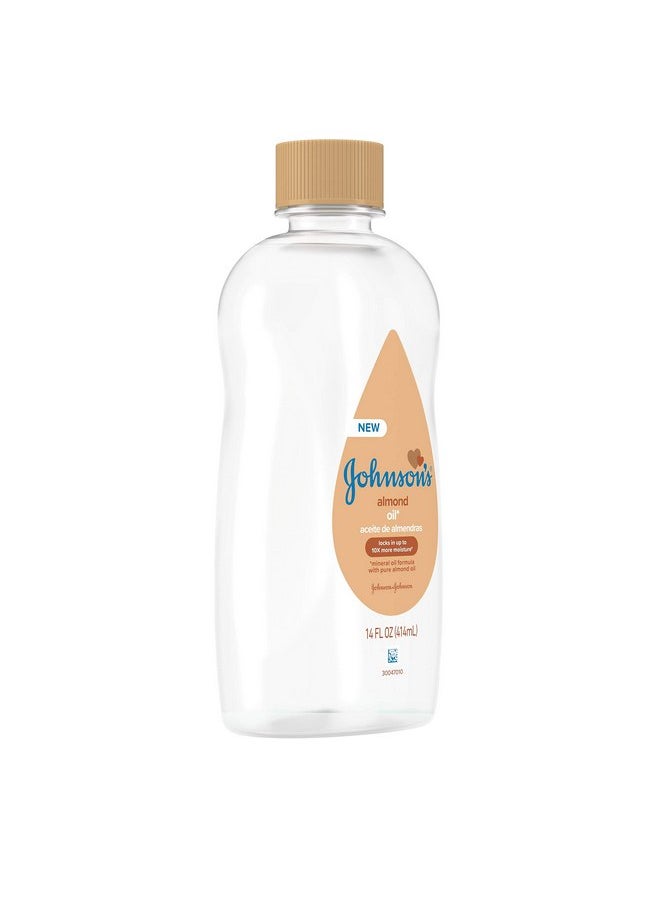 Johnson's Baby Almond Oil Paraben-Free, Phthalate-Free, 14 Fl Oz