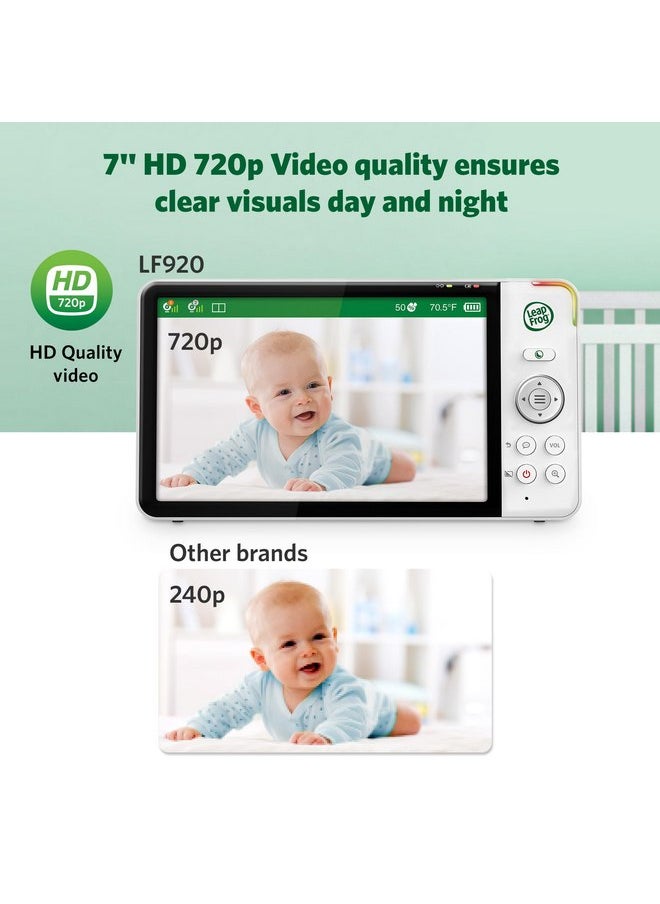 LeapFrog LF920HD Baby Monitor with Camera and Audio, 7