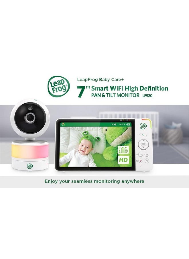 LeapFrog LF920HD Baby Monitor with Camera and Audio, 7