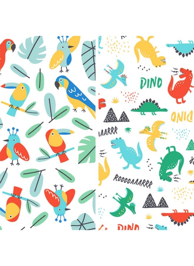 Hello Bello Diapers Club Box, Size 3 (14-24 lbs) Parrots and Dinos - 92 Count of Premium Disposable Baby Diapers, Hypoallergenic with Soft, Cloth-Like Feel