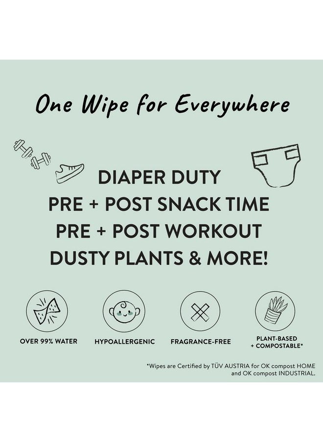 The Honest Company Babe's Clean Bum Gift Set | Diapering + Newborn Essentials | 99% Water Wipes (60 ct), Diaper Rash Cream (2.5 oz), Clean Conscious Diapers (Size 1, 7 ct)