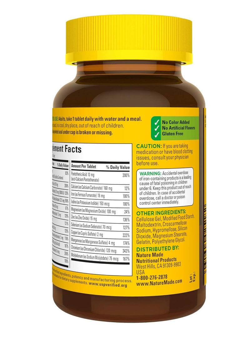 Nature Made Multi Complete Including Iron 130 Tablets