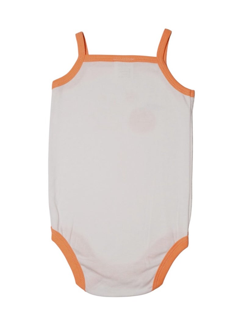 Bambimici Orange Sleeveless Onesies