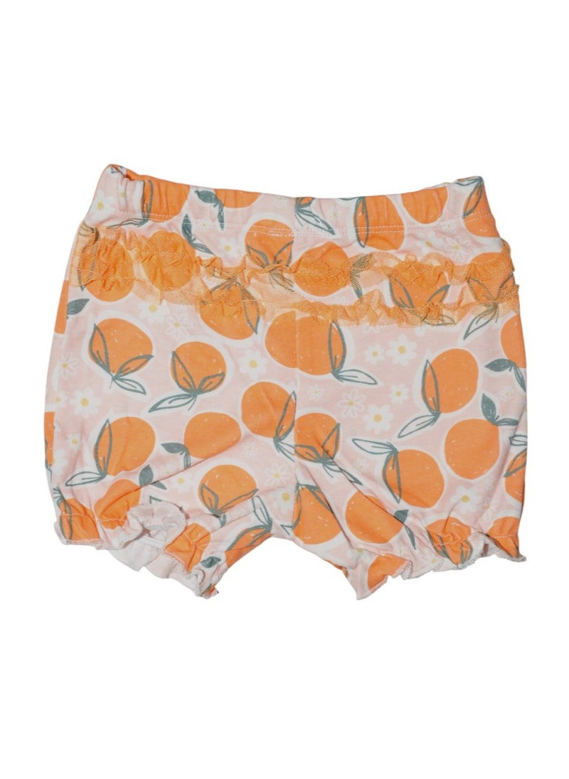 Bambimici Orange Sleeveless Onesies