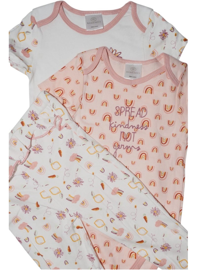 Bambimici Sugar & Spice Sweetheart Baby Bodysuit