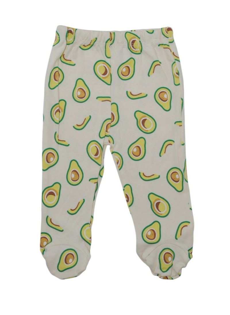 Bambimici Avocado Print Short Sleeve Bodysuit