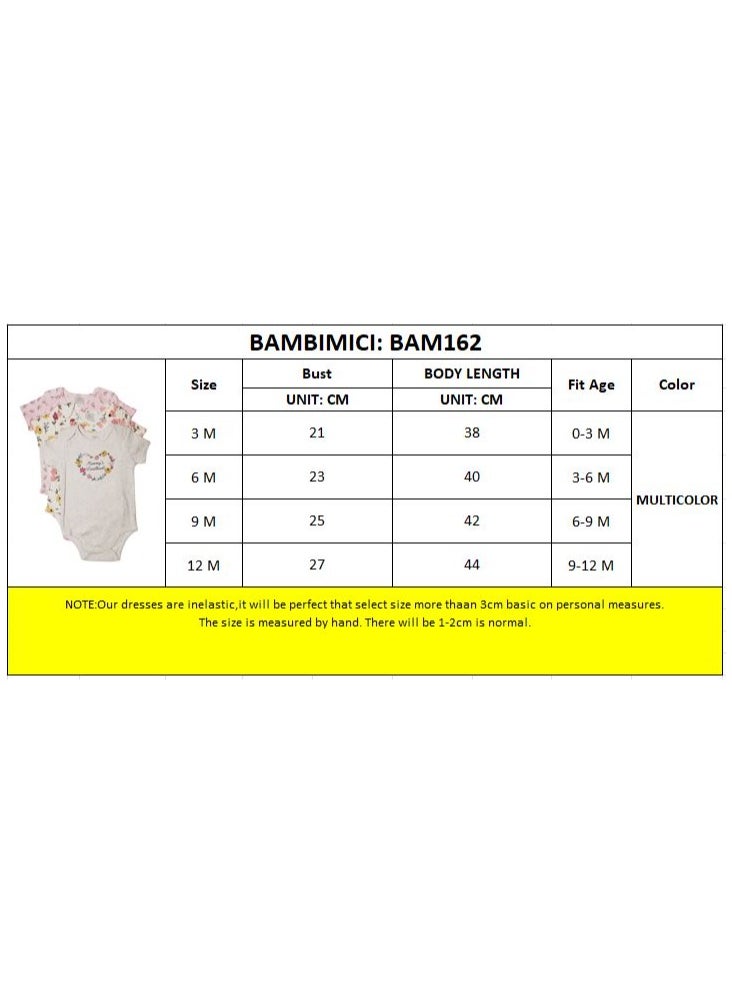 Bambimici Sugar & Spice Sweetheart Baby Bodysuit