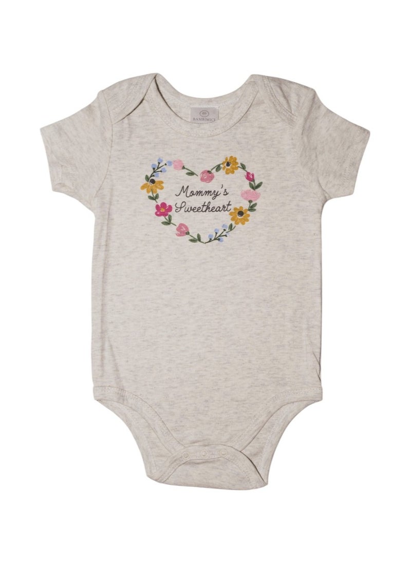 Bambimici Sugar & Spice Sweetheart Baby Bodysuit