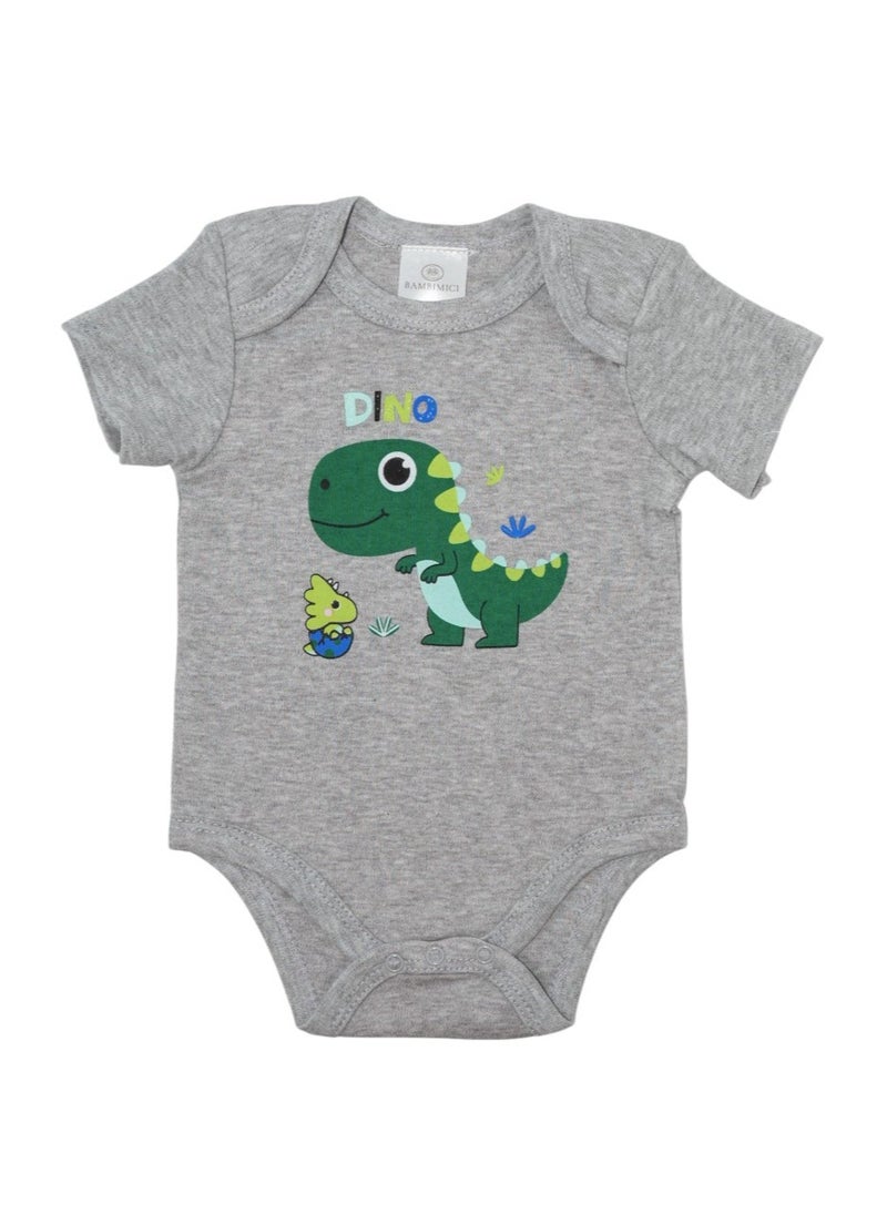 Bambimici Dinosaur Print Short Sleeve with Pyjama 3-Piece