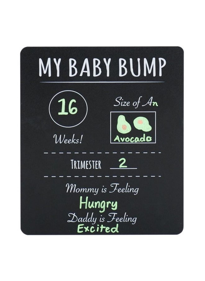 Canopy Street Pregnancy Timeline Chalkboard Sign/My Baby Bump Infant Milestone Photo Prop Board / 10