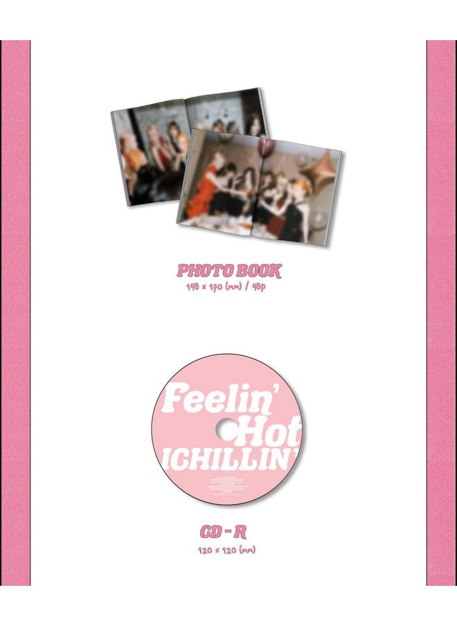 DREAMUS ICHILLIN' Feelin' Hot 3rd Mini Album CD+Photobook+Photocard+Postcard+Tracking Selaed