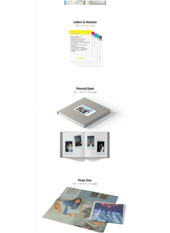 NewJeans Yearbook 22-23 Photo Bundle+Bunnies Camp photobook+Handbook+Letters to Bunnies+Polaroid Book+Photo zine+Photocard+Photo+Sticker+Digital Code+Index Sticker+Tracking Sealed New Jeans