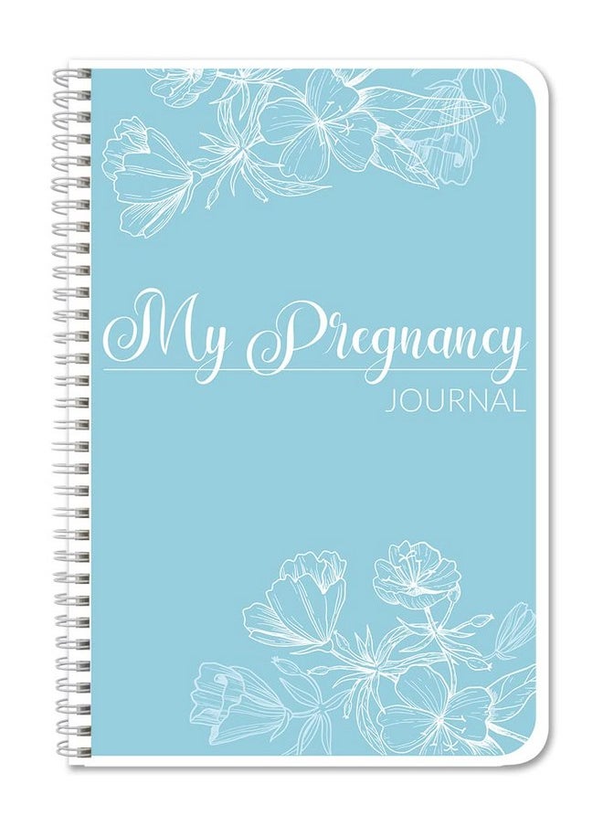 BookFactory Pregnancy Journal/Pregnancy Tracking and Memory Keepsake Log Book - Wire-O, 100 Pages, 6