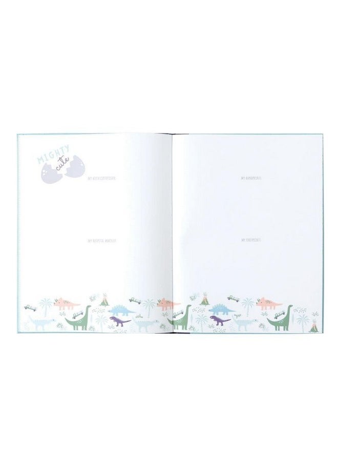 Carter's MB2-23283B Hear Me Roar Dinosaur Baby Memory Book, 9.5'' W x 11'' H