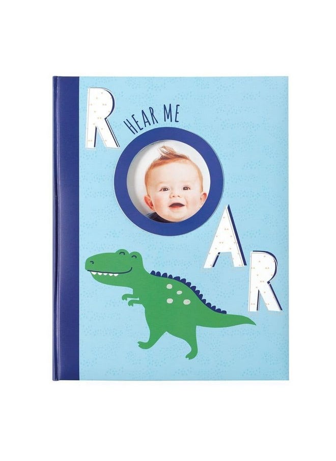 Carter's MB2-23283B Hear Me Roar Dinosaur Baby Memory Book, 9.5'' W x 11'' H