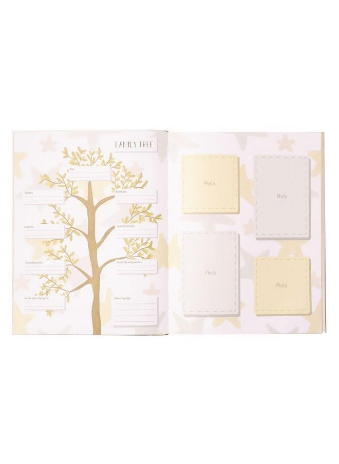 C.R Gibson B2-23934 Love You to The Moon and Back Gender Neutral Baby Memory Book, 8.8'' W x 11.2'' H