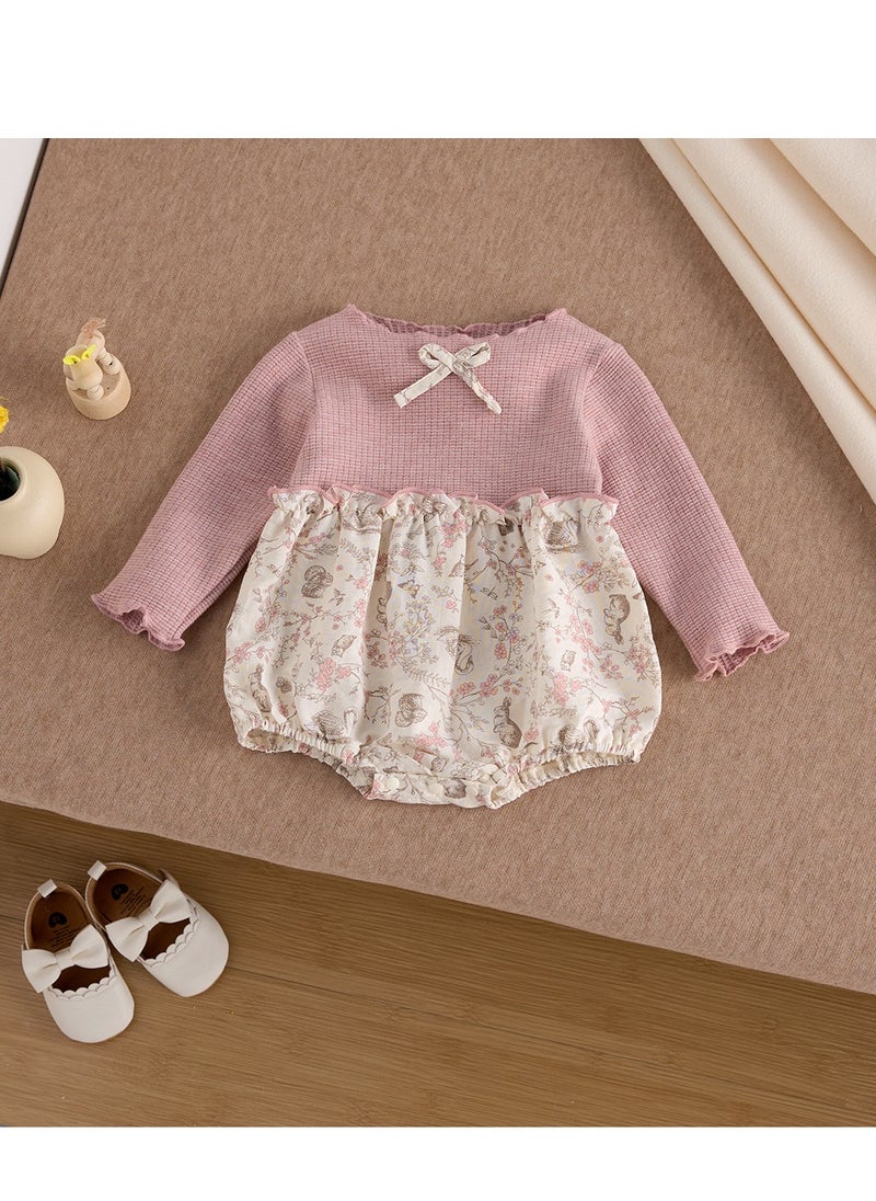 Sweet Floral Doll Embroidered Jumpsuit