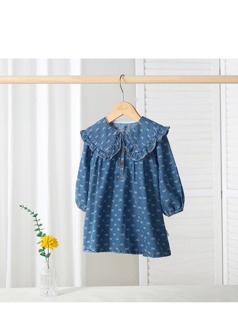 Infant And Toddler Denim Dress