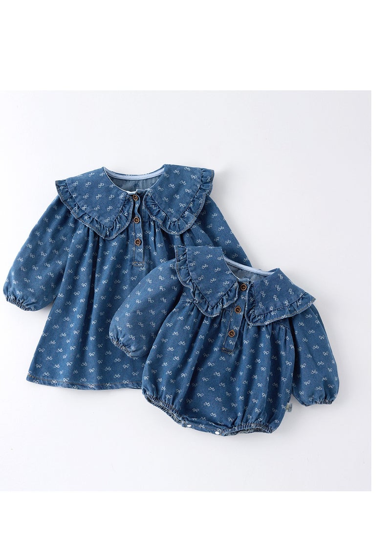 Infant And Toddler Denim Dress