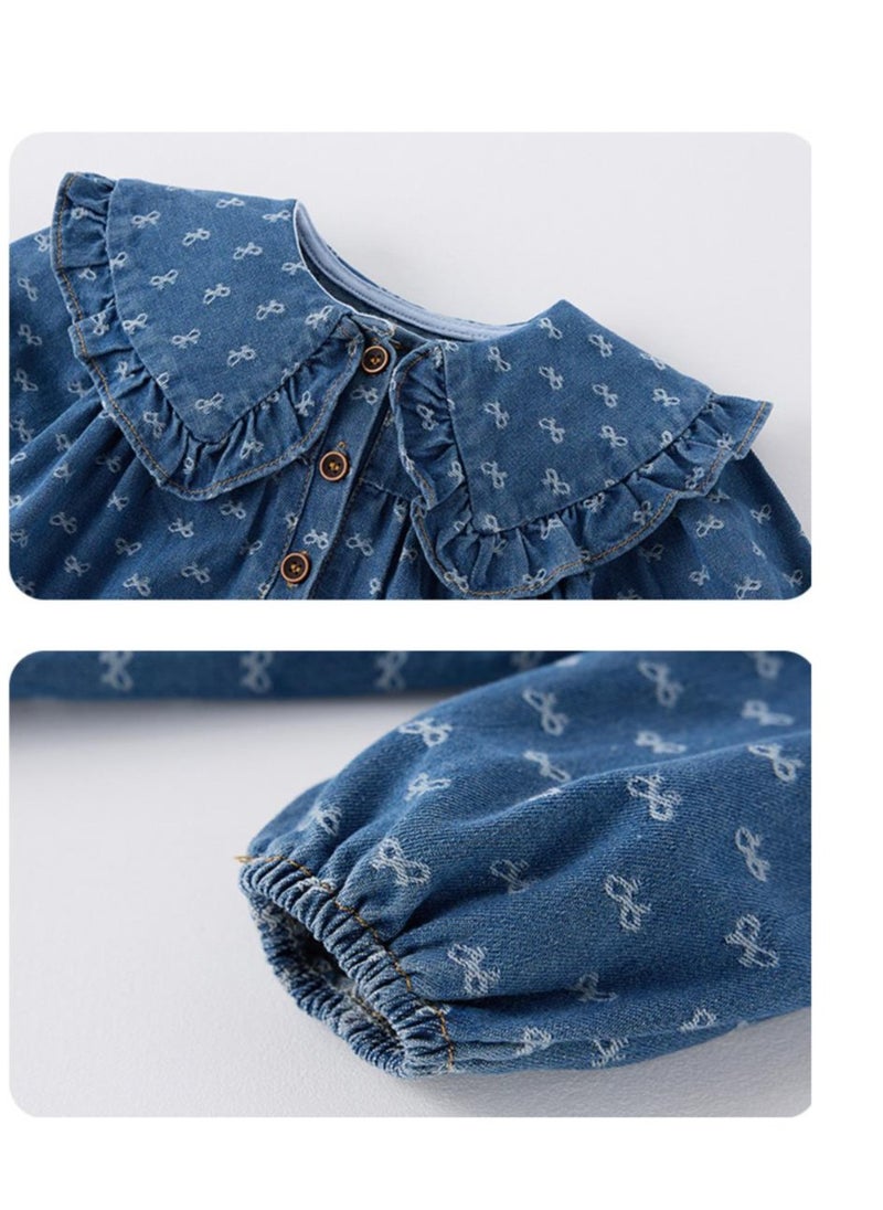 Infant And Toddler Denim Dress