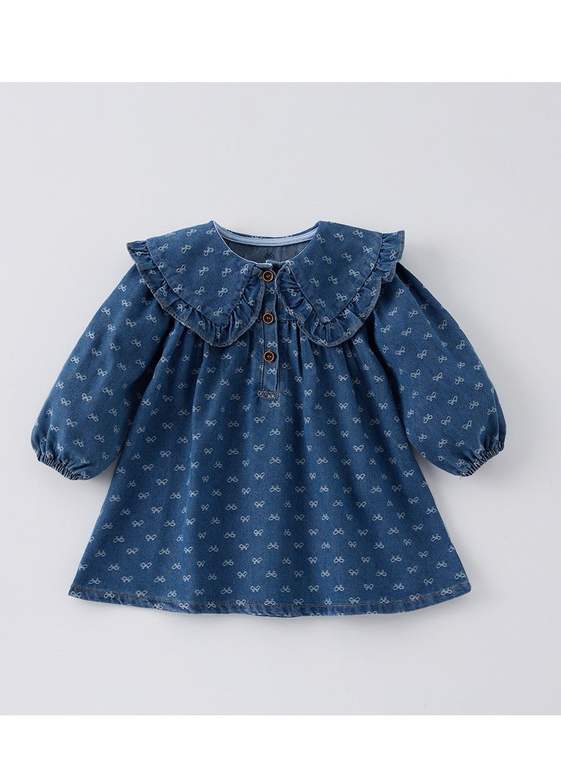 Infant And Toddler Denim Dress
