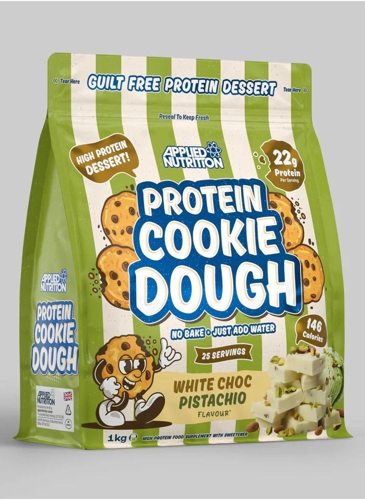 APPLIED NUTRITION PROTEIN COOKIE DOUGH WHITE CHOC PISTACHIO 25 SERVINGS 1KG