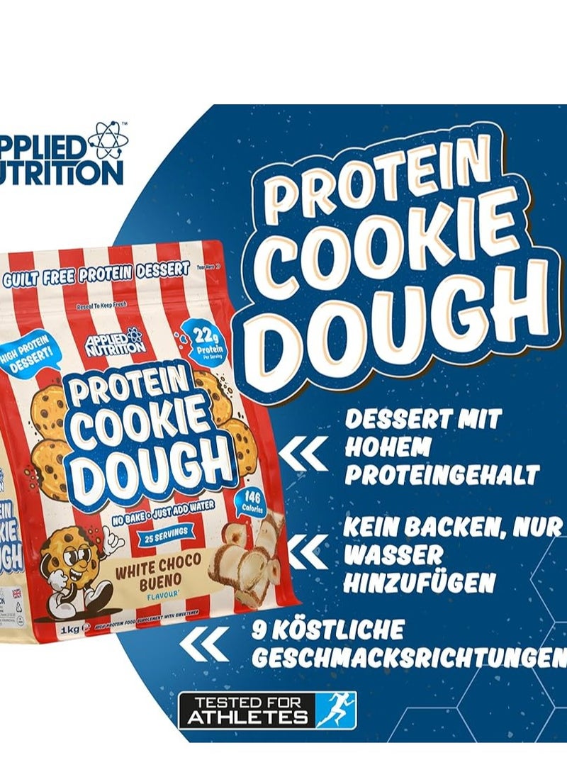 APPLIED NUTRITION PROTEIN COOKIE DOUGH WHITE CHOC PISTACHIO 25 SERVINGS 1KG