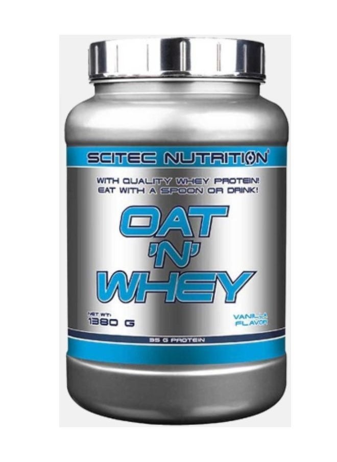 Scitec Nutrition Oat N Whey Protein Vanilla Flavour 1380gram