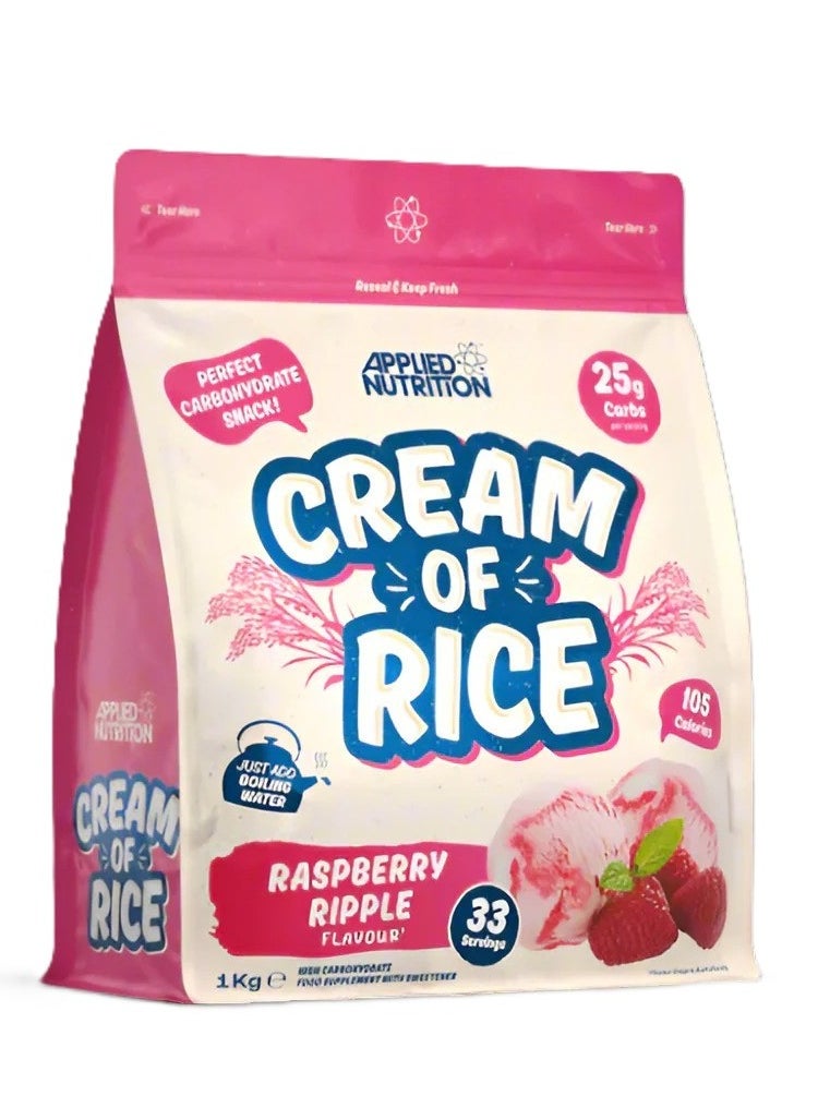 Applied Nutrition Cream of Rice 33 Servings Raspberry Ripple 1kg