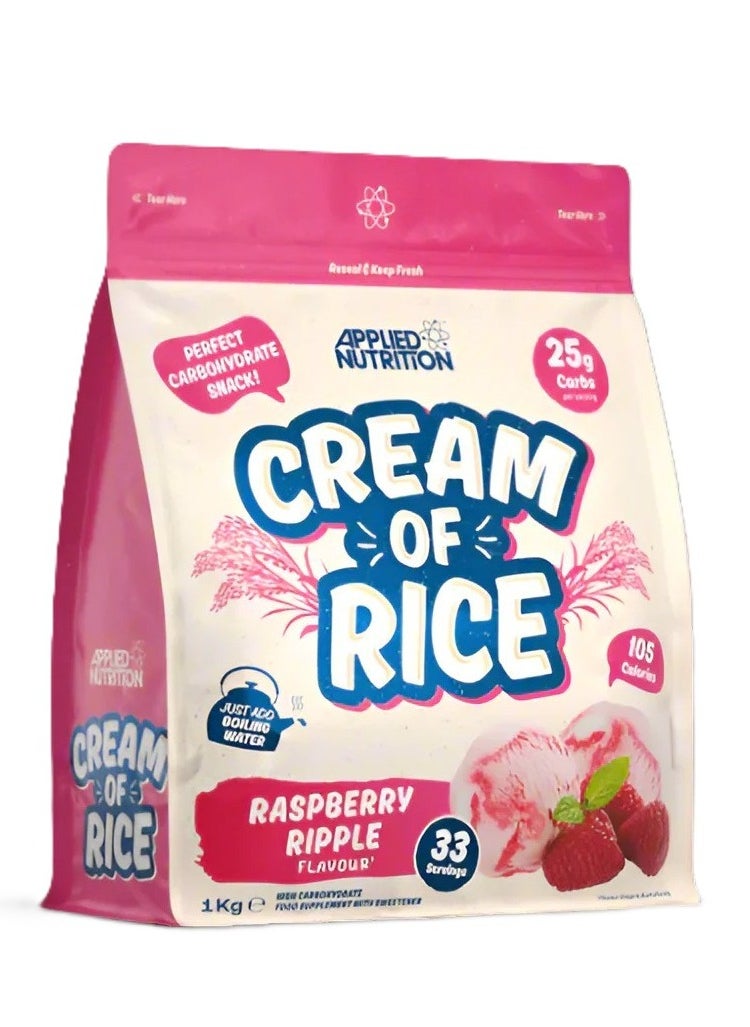 Applied Nutrition Cream of Rice 33 Servings Raspberry Ripple 1kg