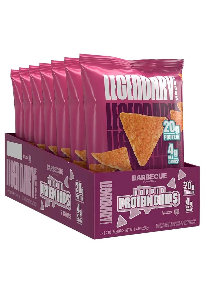 LGD Protein Chips 20g Protein Barbecue (1x7)